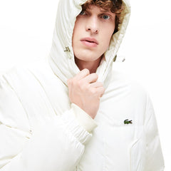 Detachable Hood Water-Resistant Quilted Jacket | Lacoste Mens