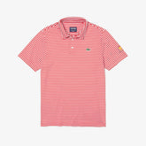 Presidents Cup Pinstriped Breathable Jersey Golf Polo | Lacoste Mens