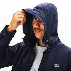 Hooded Weather-Adaptable Windbreaker Jacket | Lacoste Mens