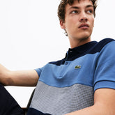 Regular Fit Paneled Color-Blocked Polo Shirt | Lacoste Mens