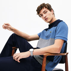 Regular Fit Paneled Color-Blocked Polo Shirt | Lacoste Mens