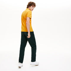 Slim Fit Patterned Cotton Mini Piqué Polo | Lacoste Mens