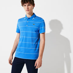 Presidents Cup Striped Breathable Stretch Jersey Golf Polo Shirt | Lacoste Mens