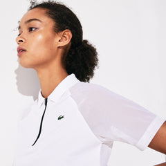 Wo SPORT Geometric Print Breathable Tennis Polo | Lacoste Womens