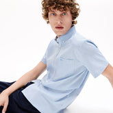 Regular- Fit Checkered Cotton Shirt | Lacoste Mens