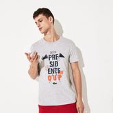 Presidents Cup Breathable Printed Cotton Blend Golf T-Shirt | Lacoste Mens