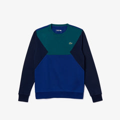 SPORT Color-Blocked Cotton Fleece Tennis Sweatshirt | Lacoste Mens