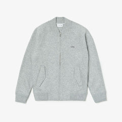 Hybrid Two-Ply Wool Blend Zip Sweatshirt | Lacoste Mens