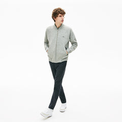 Hybrid Two-Ply Wool Blend Zip Sweatshirt | Lacoste Mens