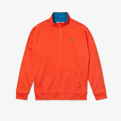SPORT Zip Standup Neck Cotton Sweatshirt | Lacoste Mens