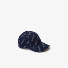 Unisex LIVE Signature-Print Cotton Hat | Lacoste Mens