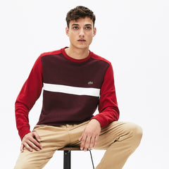 Color-Block Cotton Fleece Sweatshirt | Lacoste Mens