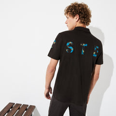 Camo Logo Ultra-Light Cotton Polo | Lacoste Mens