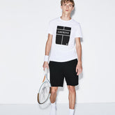 SPORT Crew Neck Lettering Jersey Tennis T-shirt | Lacoste Mens
