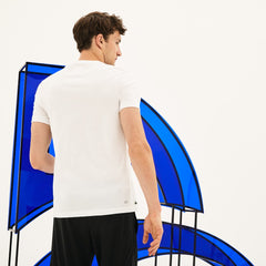SPORT Novak Djokovic Crew Neck Print Technical T-Shirt | Lacoste Mens