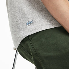 Crew Neck Oversized Badge Cotton Jersey T-Shirt | Lacoste Mens