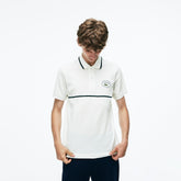 Regular Fit Striped Accents Petit Piqué Polo | Lacoste Mens
