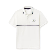 Regular Fit Striped Accents Petit Piqué Polo | Lacoste Mens