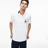 Slim Fit Lettering Stretch Mini Piqué Polo | Lacoste Mens