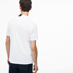 Slim Fit Lettering Stretch Mini Piqué Polo | Lacoste Mens