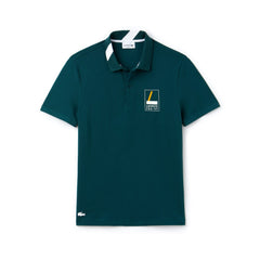 Slim Fit Lettering Stretch Mini Piqué Polo | Lacoste Mens