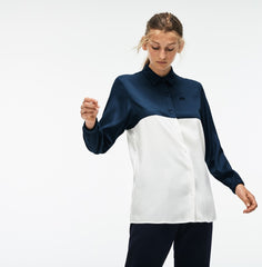 Wo Regular Fit Bicolor Flowing Piqué Shirt | Lacoste Womens