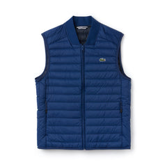 Short Contrast Lining Quilted Vest | Lacoste Mens