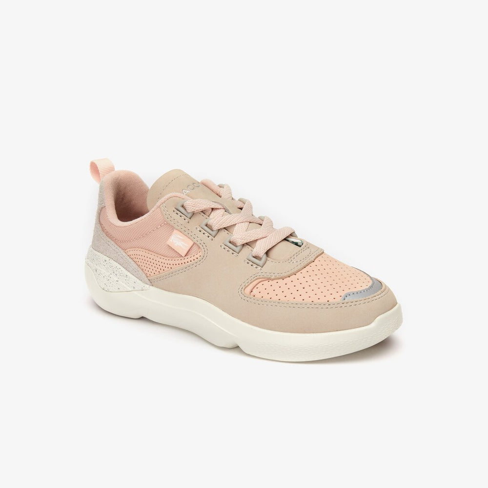 Wo Wildcard Paneled Leather Sneakers | Lacoste Womens