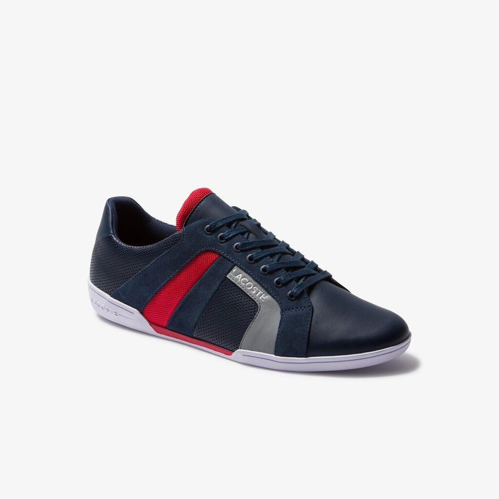 Chaymon Club Leather and Suede Sneakers | Lacoste Mens