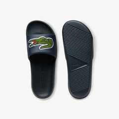 Croco Synthetic and PU Slides | Lacoste Mens