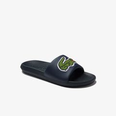 Croco Synthetic and PU Slides | Lacoste Mens