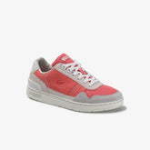 Wo T-Clip Leather and Suede Sneakers | Lacoste Womens