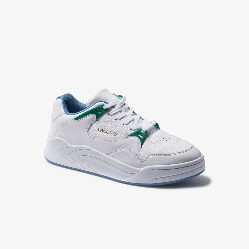 Court Slam Tumbled Leather Sneakers | Lacoste Mens