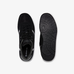 T-Clip Leather and Suede Sneakers | Lacoste Mens