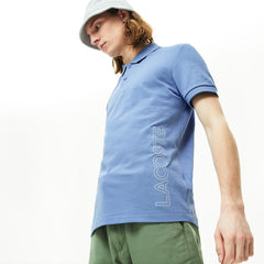 -Branded Cotton Polo Shirt | Lacoste Mens