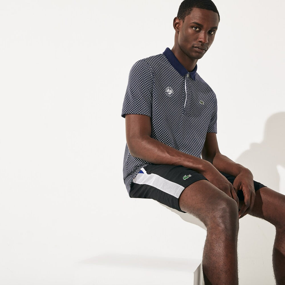 SPORT Roland Garros Print Cotton Polo Shirt | Lacoste Mens