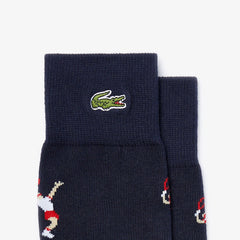 Unisex LIVE Tennis Player Pattern Socks | Lacoste Mens