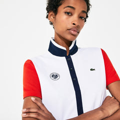 Wo SPORT Roland Garros Color-Block Polo Shirt | Lacoste Womens