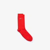 Embroidered Crocodile Cotton Blend Socks | Lacoste Mens