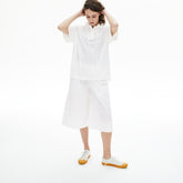 Wo Solid Cotton Piqué Hooded Polo Shirt | Lacoste Womens
