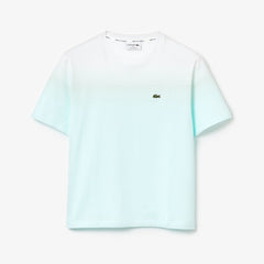 Wo Made in France Crew Neck Organic Cotton T-shirt | Lacoste Womens