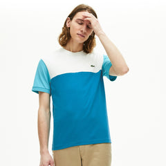 Colorblock Regular Fit Cotton Jersey T-shirt | Lacoste Mens