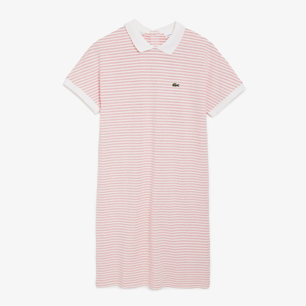 Wo Striped Polo Dress | Lacoste Womens