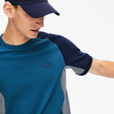 Motion Regular Fit Colorblock Cotton-Piqué Performance T-shirt | Lacoste Mens