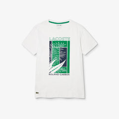 SPORT Roland Garros Plant Print T-shirt | Lacoste Mens