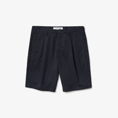 Pleated Stretch Bermuda Shorts | Lacoste Mens