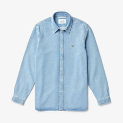 Snap Button Denim Shirt | Lacoste Mens