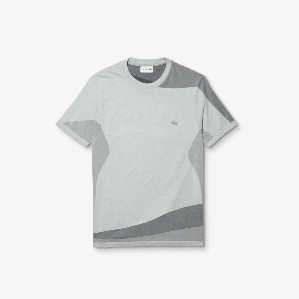 Motion Slim Fit Mixed-Stitch T-shirt | Lacoste Mens