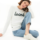 Wo Cotton Crew Neck Sweater | Lacoste Womens