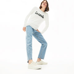 Wo Cotton Crew Neck Sweater | Lacoste Womens